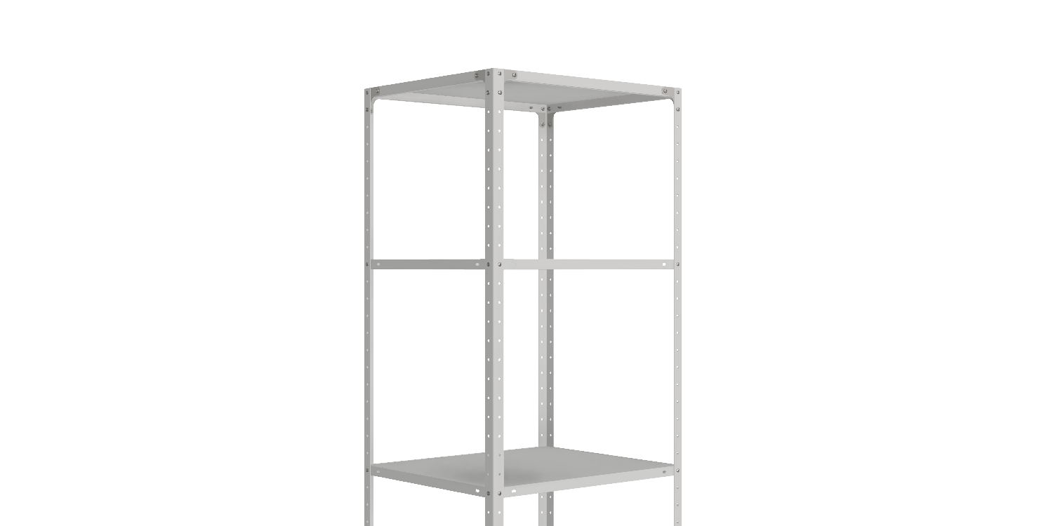 Купить СТ-012 х 1800 х 700 х окрашен. х 600 х 4 полки х RAL 7038 х Без ...