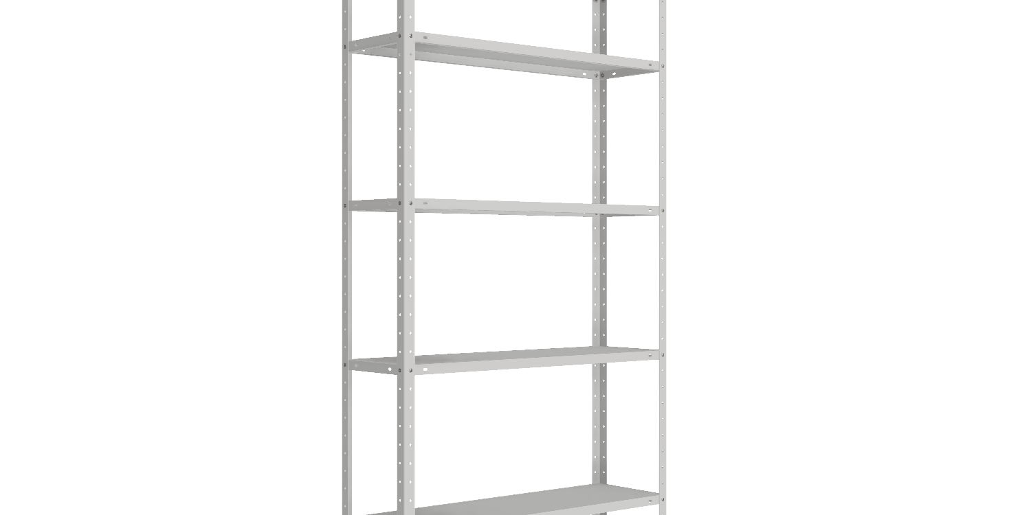 Купить СТ-012 х 2200 х 1000 х окрашен. х 300 х 6 полок х RAL 7038 х Без ...