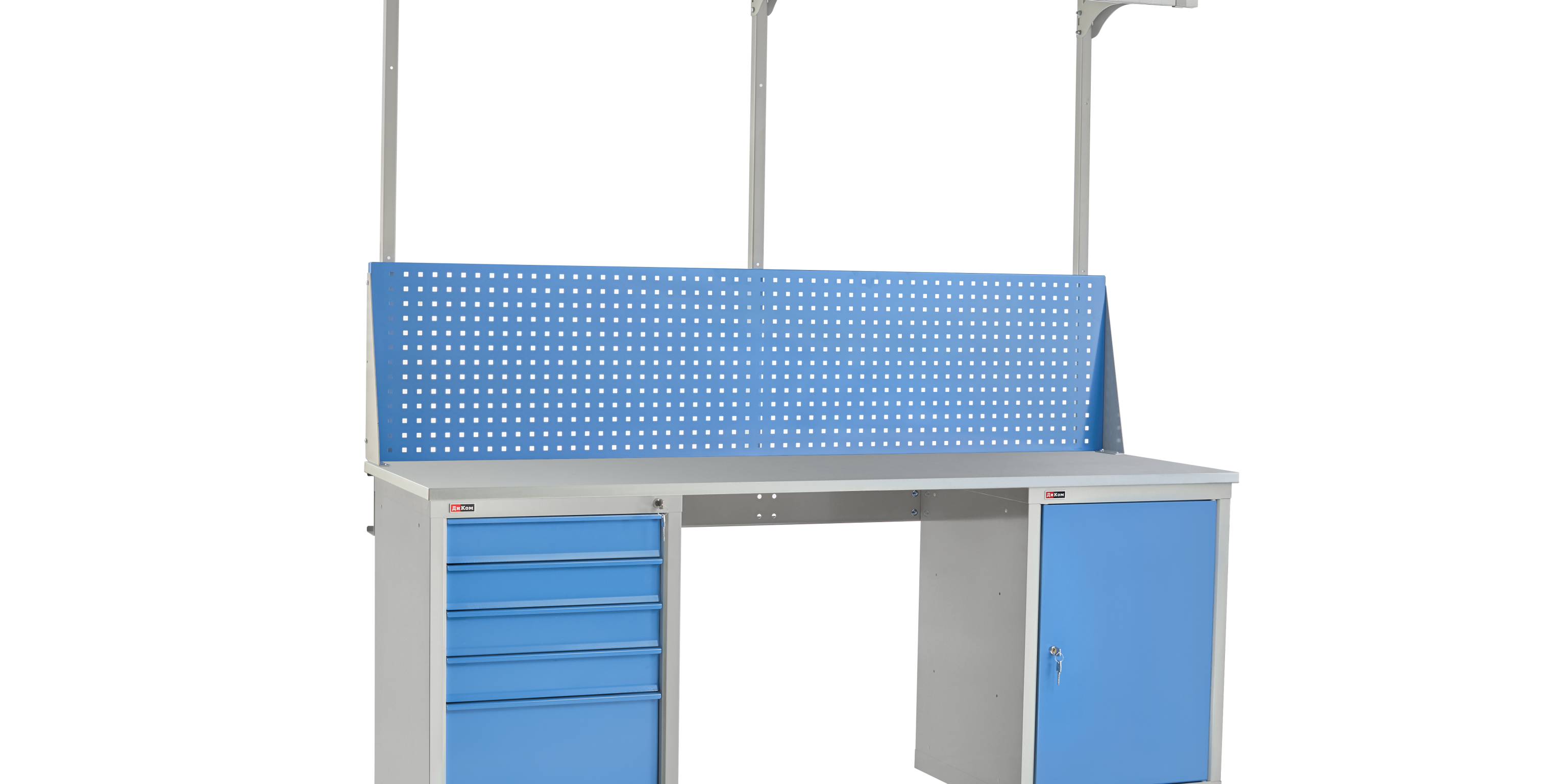 Купить Верстак ДиКом ВЛ-200-07-ЦФ+Э2 в Челябинске на сайте ДиКом