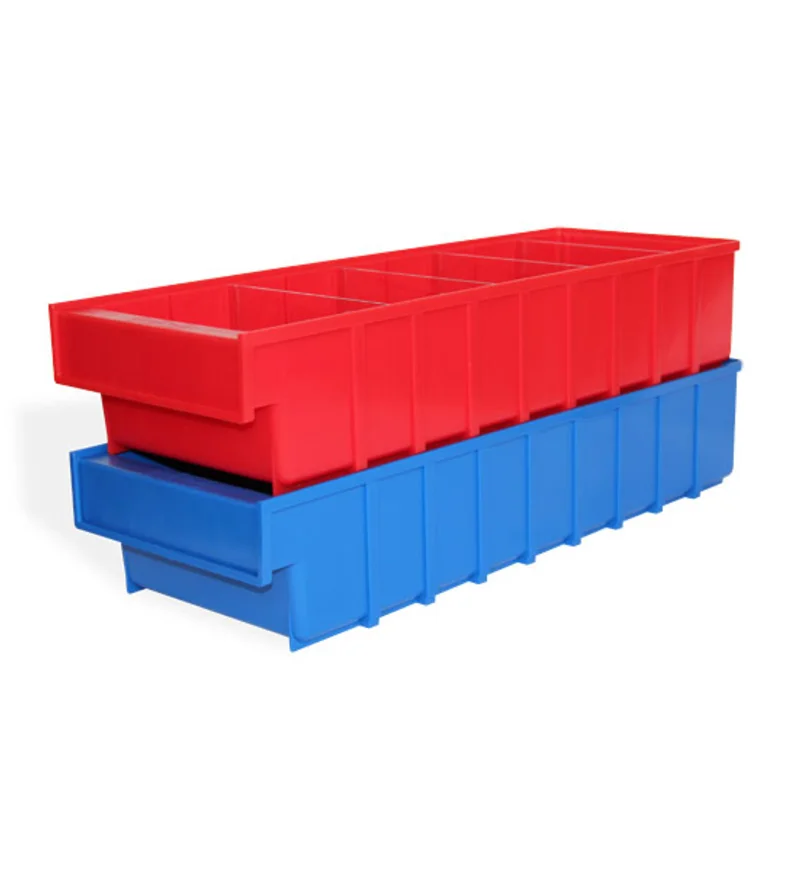 Ящик пластиковый Б 500х185х100 (синий) РАСПРОДАЖА