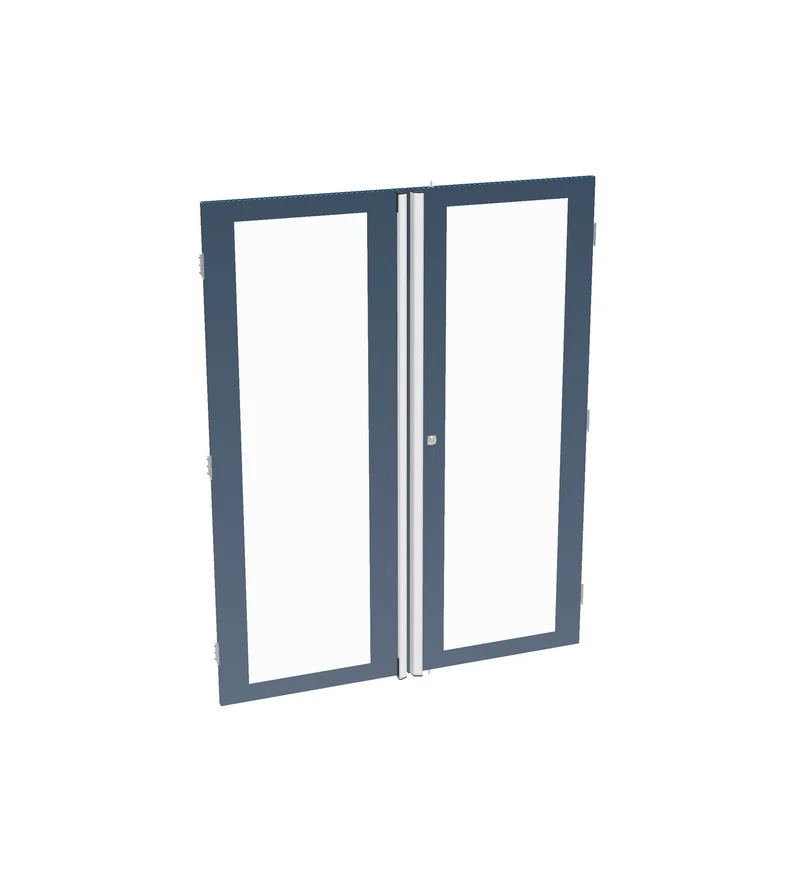 ВС-053 Дверь с окнами (RAL 250 20 20) РАСПРОДАЖА
