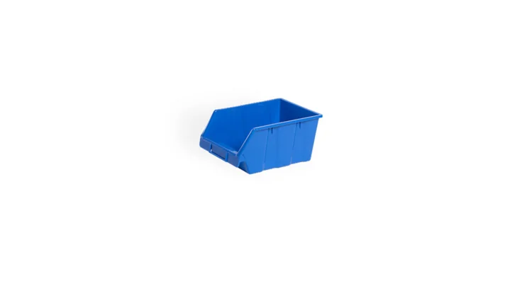 Ящик пластиковый А 300х230х150 (синий) РАСПРОДАЖА