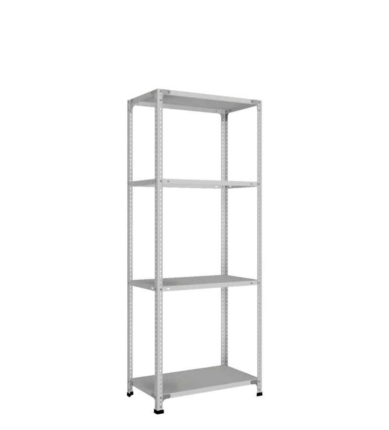 СТ-011 Стеллаж h1800х700х400_4 полки_без рёбер жёсткости