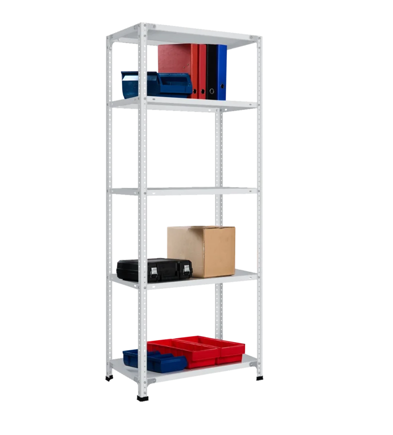 СТ-011 Стеллаж h1800х700х400_5 полок_без рёбер жёсткости