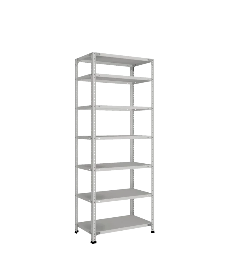 СТ-011 Стеллаж h1800х700х400_7 полок_без рёбер жёсткости