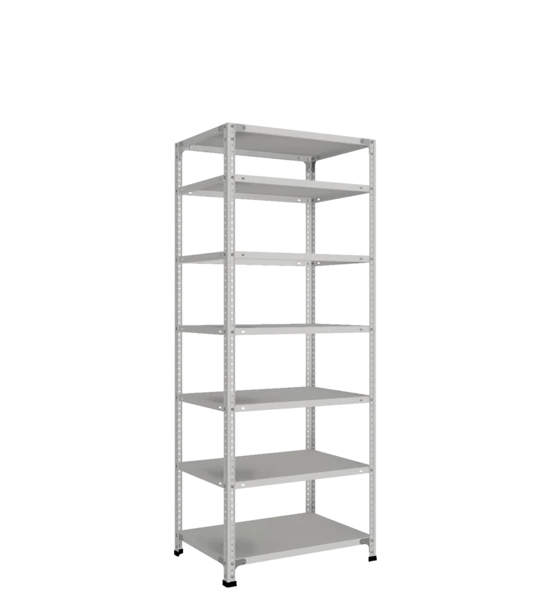 СТ-011 Стеллаж h1800х700х500_7 полок_без рёбер жёсткости