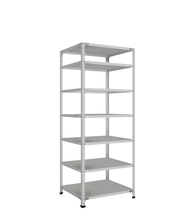 СТ-011 Стеллаж h1800х700х600_7 полок_без рёбер жёсткости