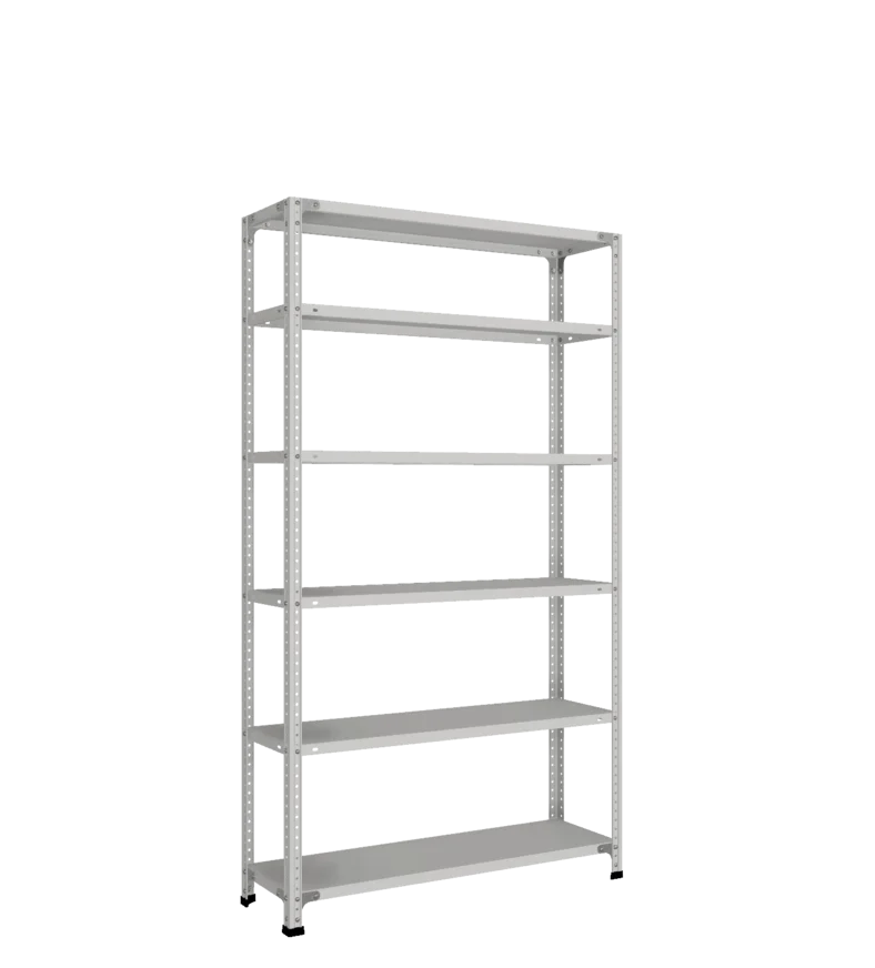 СТ-011 Стеллаж h1800х1000х300_6 полок_без рёбер жёсткости