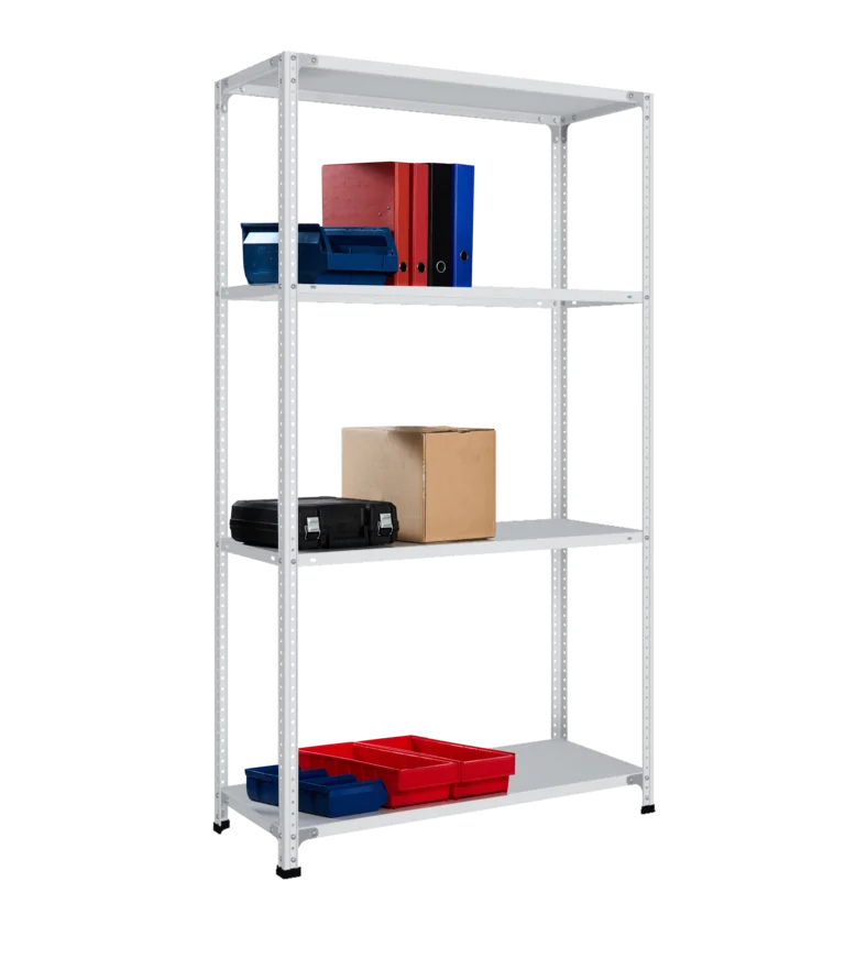 СТ-011 Стеллаж h1800х1000х400_4 полки_без рёбер жёсткости