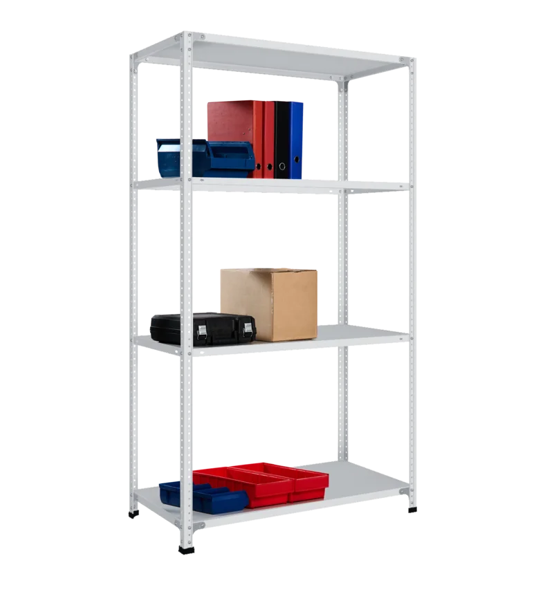 СТ-011 Стеллаж h1800х1000х500_4 полки_без рёбер жёсткости