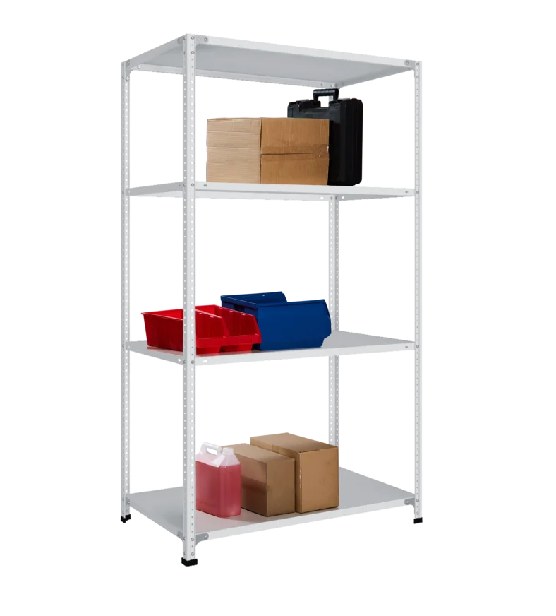 СТ-011 Стеллаж h1800х1000х600_4 полки_без рёбер жёсткости