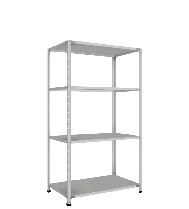 СТ-011 Стеллаж h1800х1000х600_4 полки_без рёбер жёсткости