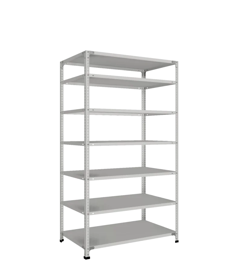СТ-011 Стеллаж h1800х1000х600_7 полок _с 1 ребром жесткости