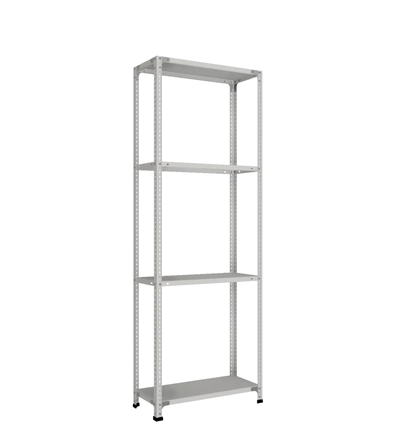 СТ-011 Стеллаж h2000х700х300_4 полки_без рёбер жёсткости