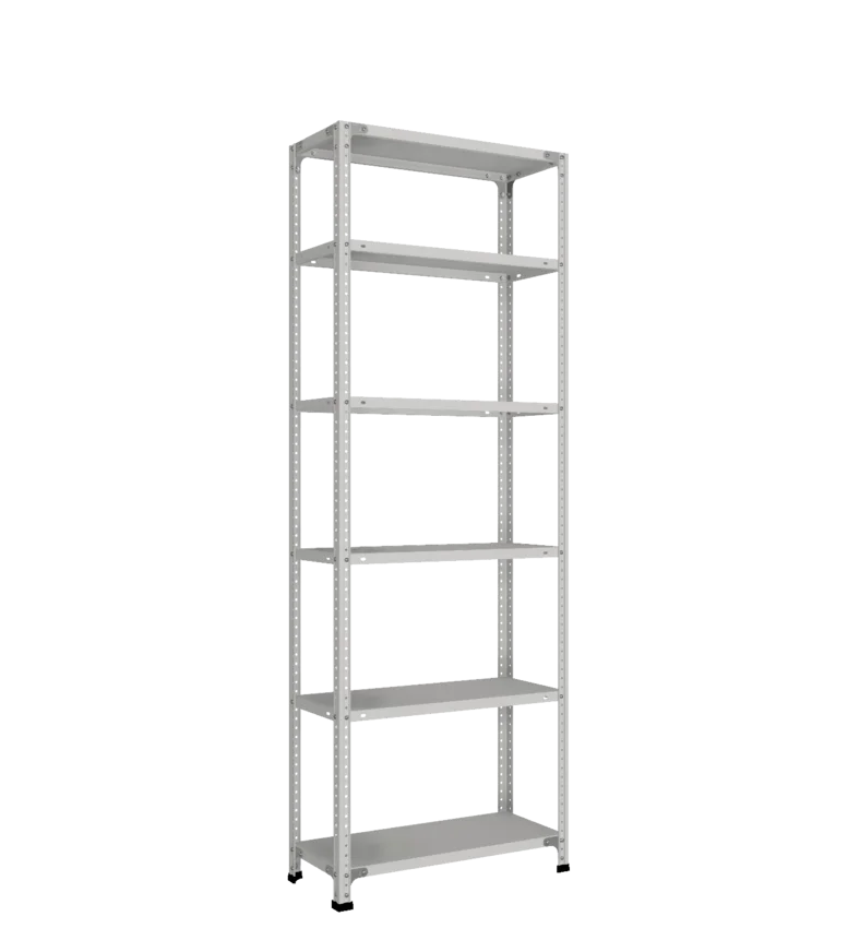 СТ-011 Стеллаж h2000х700х300_6 полок_без рёбер жёсткости