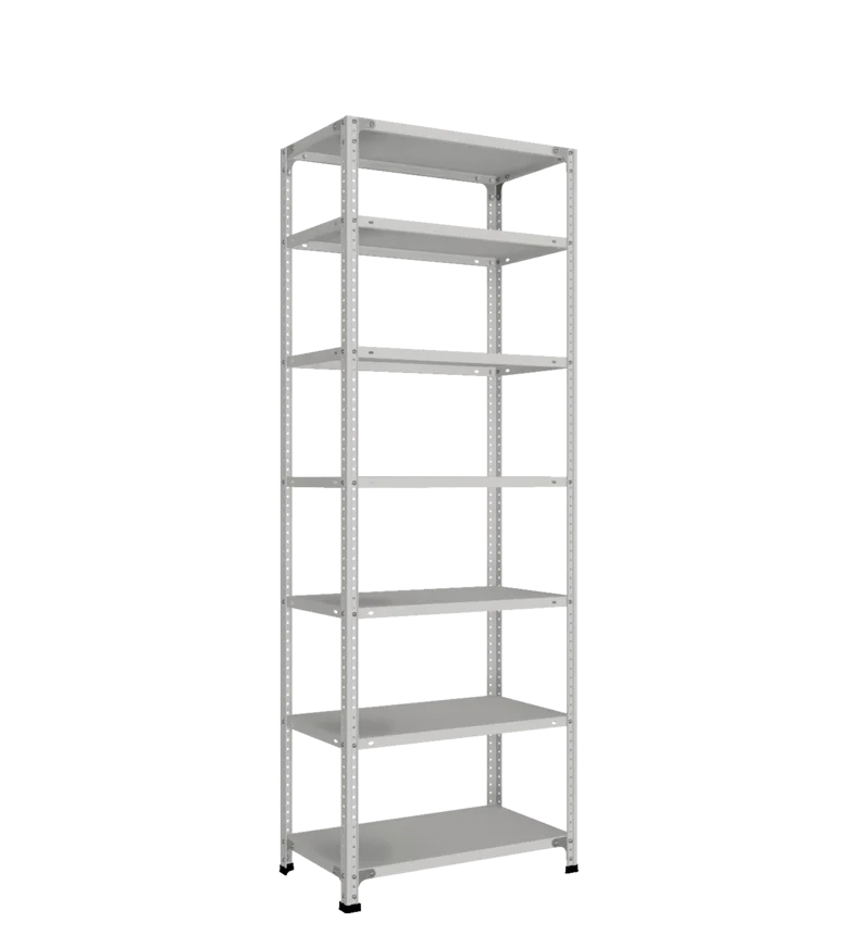 СТ-011 Стеллаж h2000х700х400_7 полок_без рёбер жёсткости