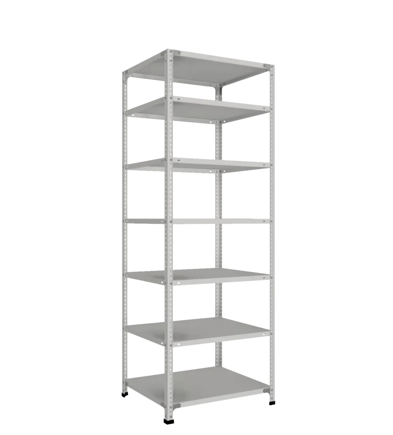 СТ-011 Стеллаж h2000х700х600_7 полок_без рёбер жёсткости