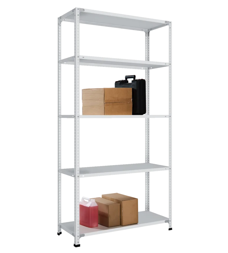 СТ-011 Стеллаж h2000х1000х400_5 полок_без рёбер жёсткости