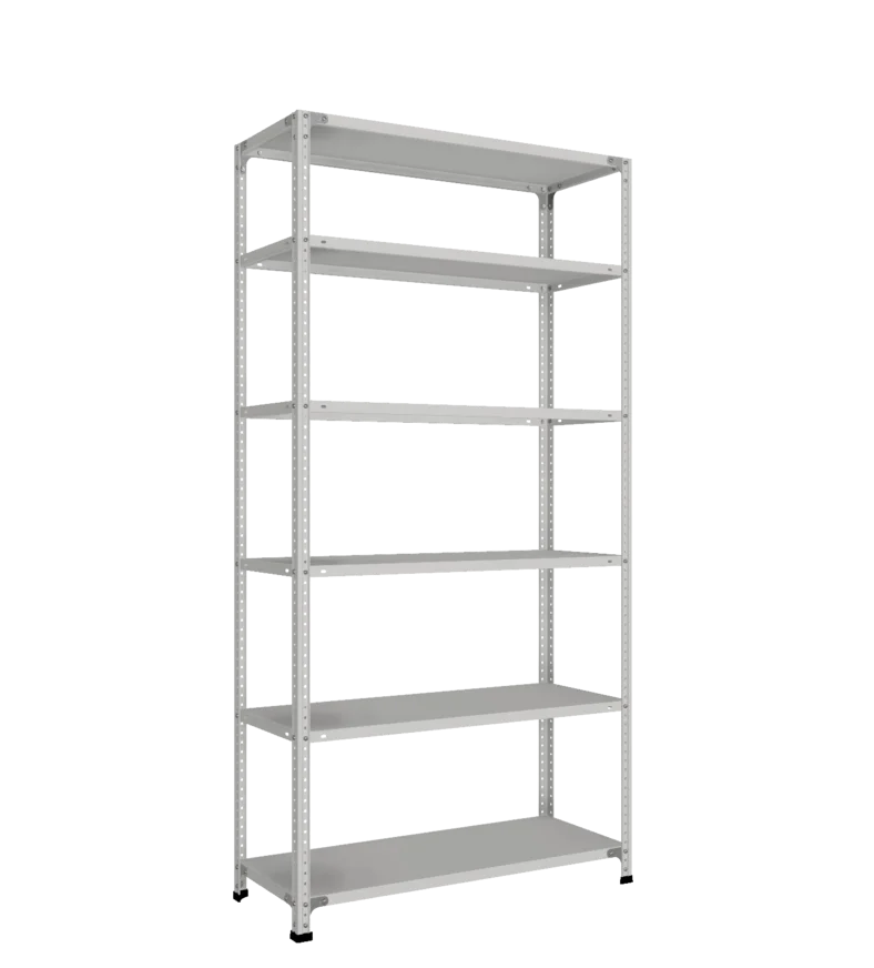 СТ-011 Стеллаж h2000х1000х400_6 полок_без рёбер жёсткости