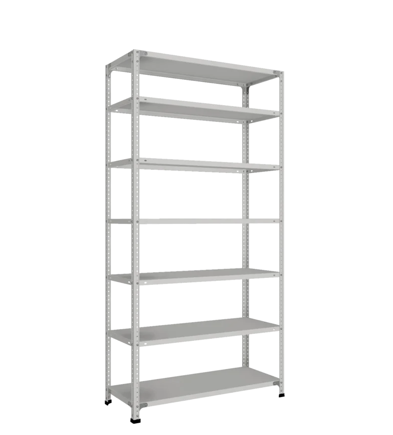 СТ-011 Стеллаж h2000х1000х400_7 полок _с 1 ребром жесткости