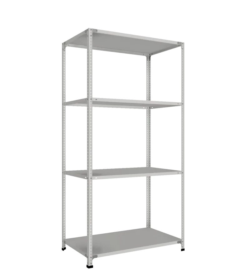 СТ-011 Стеллаж h2000х1000х600_4 полки_без рёбер жёсткости