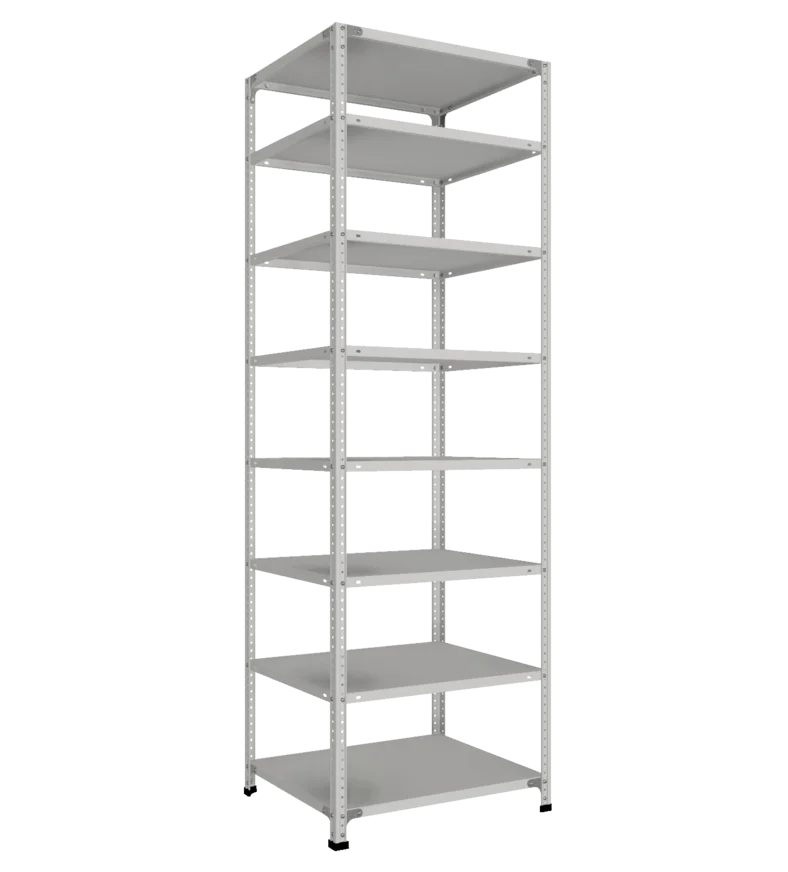 СТ-011 Стеллаж h2200х700х600_8 полок_без рёбер жёсткости