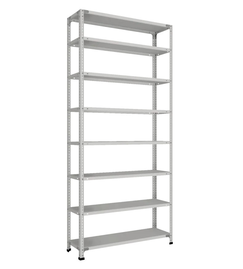 СТ-011 Стеллаж h2200х1000х300_8 полок_без рёбер жёсткости