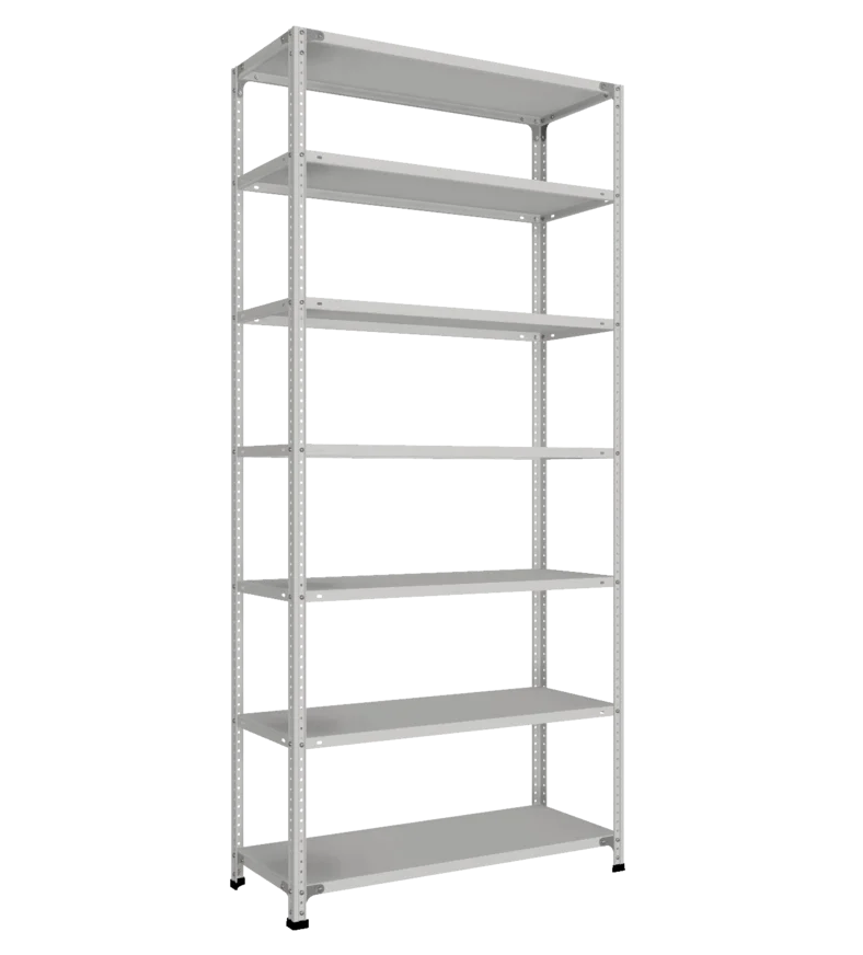 СТ-011 Стеллаж h2200х1000х400_7 полок _с 1 ребром жесткости