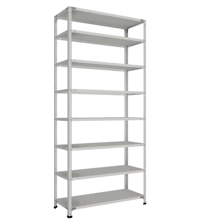 СТ-011 Стеллаж h2200х1000х400_8 полок_без рёбер жёсткости