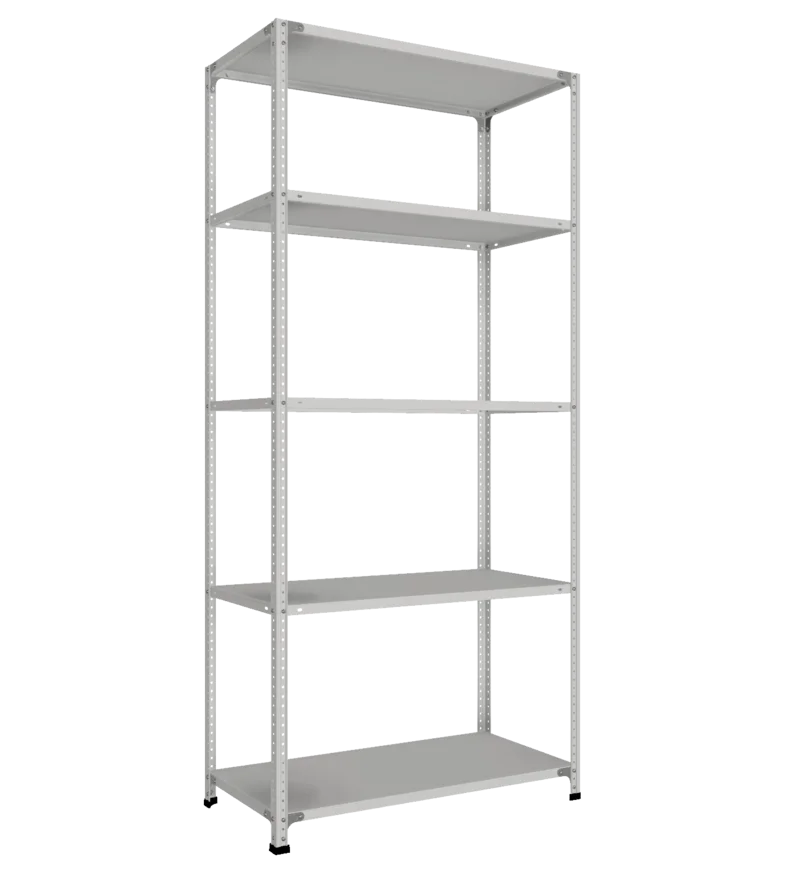 СТ-011 Стеллаж h2200х1000х500_5 полок_с 2 рёбрами жёсткости