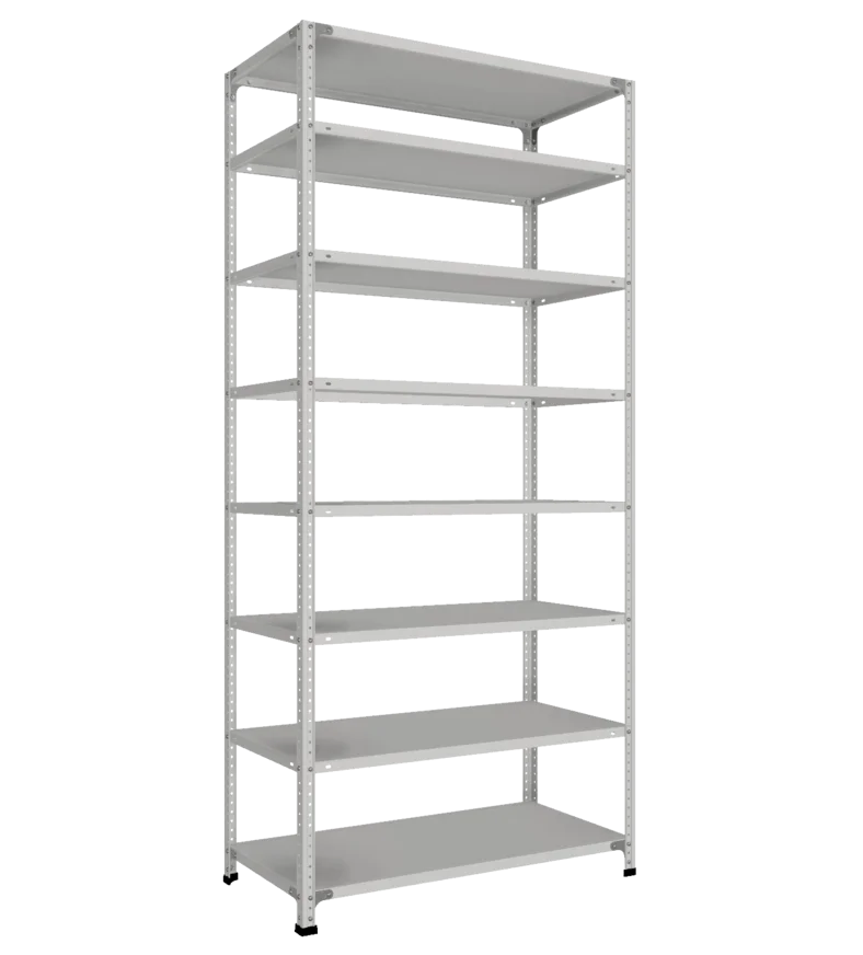 СТ-011 Стеллаж h2200х1000х500_8 полок_без рёбер жёсткости