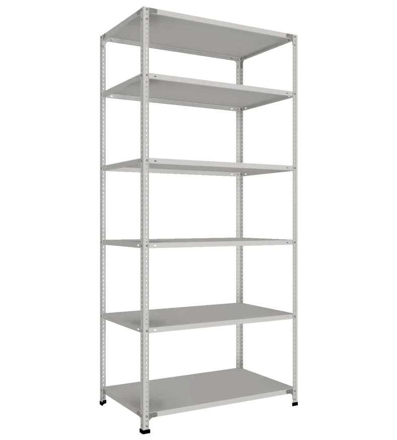 СТ-011 Стеллаж h2200х1000х600_6 полок_без рёбер жёсткости