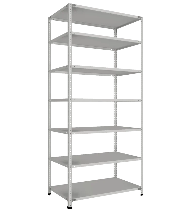 СТ-011 Стеллаж h2200х1000х600_7 полок _с 1 ребром жесткости