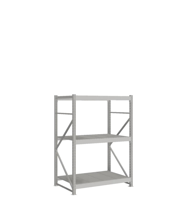 СТ-051 Стеллаж_1800/850/1200_3 яруса полки цинк