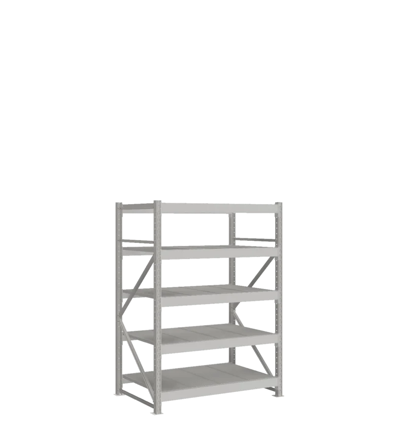 СТ-051 Стеллаж_1800/850/1200 полки цинк_5 ярусов