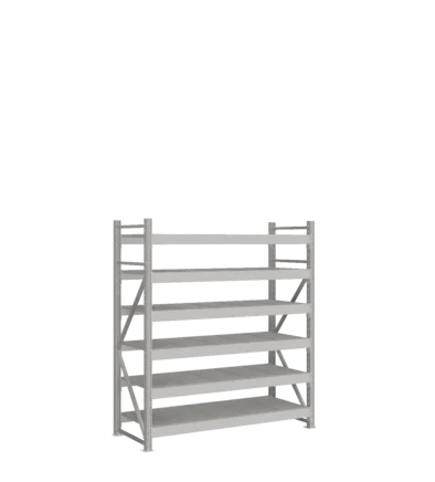 СТ-051 Стеллаж_1800/650/1500 полки цинк_6 ярусов