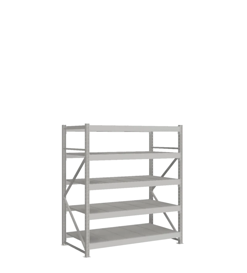 СТ-051 Стеллаж_1800/850/1500 полки цинк_5 ярусов