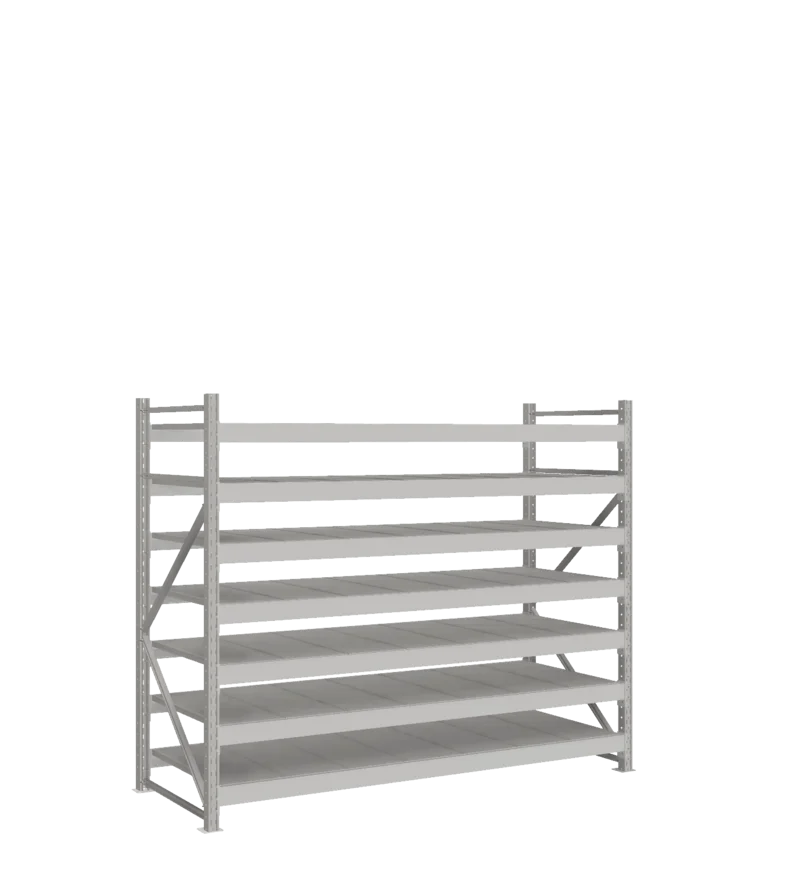 СТ-051 Стеллаж_1800/850/2100 полки цинк_7 ярусов