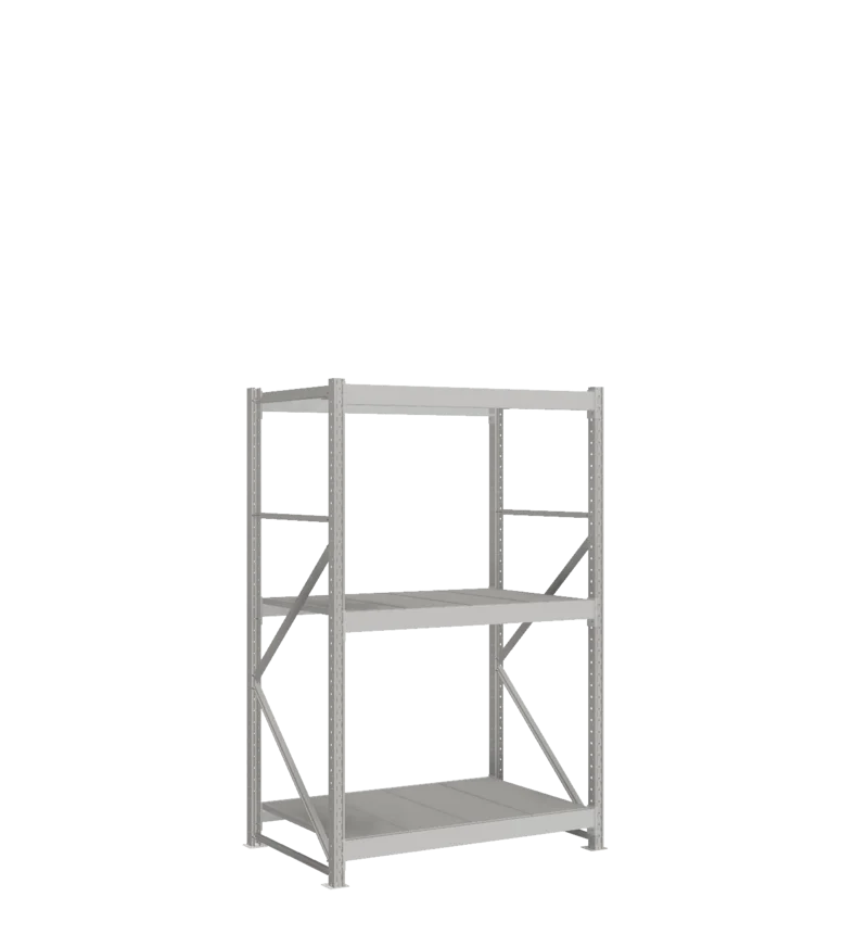 СТ-051 Стеллаж_2000/850/1200_3 яруса полки цинк