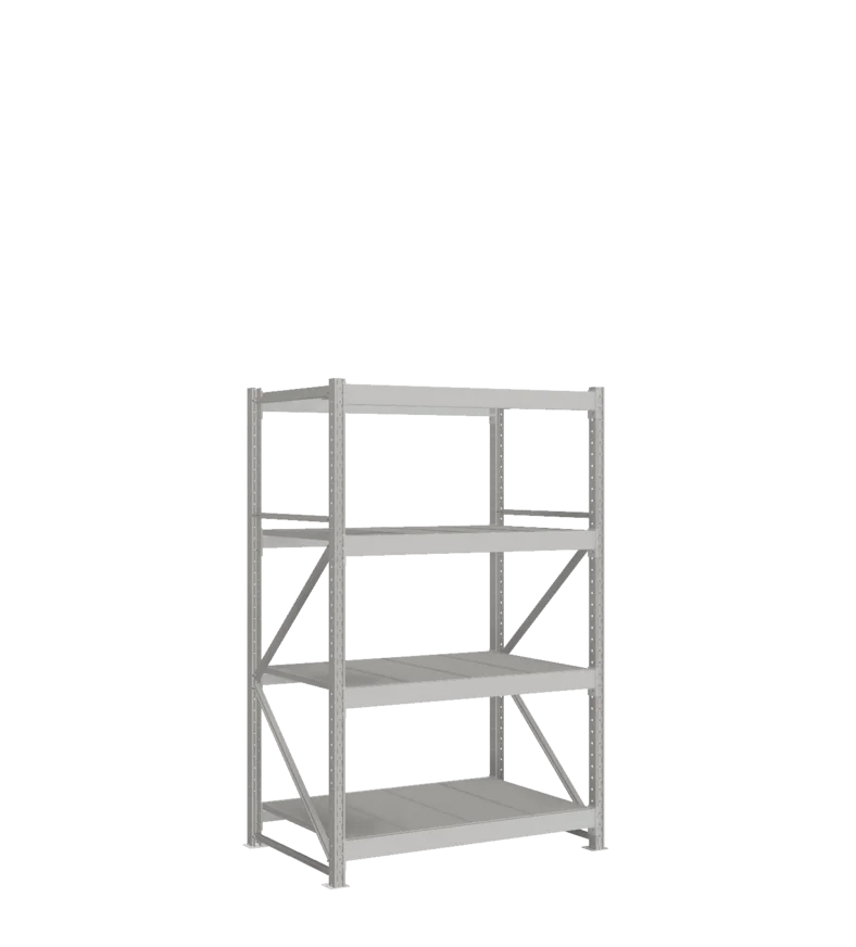 СТ-051 Стеллаж_2000/850/1200 полки цинк_4 яруса