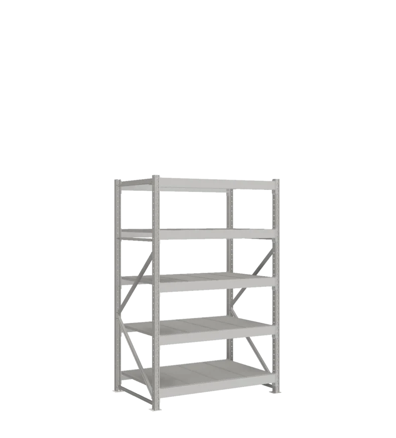 СТ-051 Стеллаж_2000/850/1200 полки цинк_5 ярусов