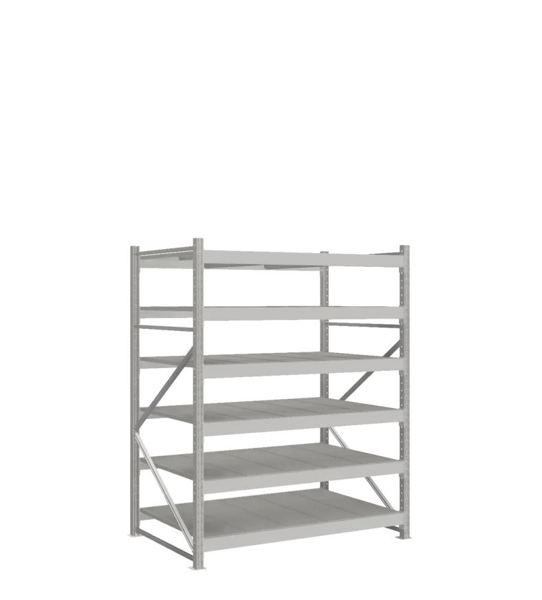 СТ-051 Стеллаж_2000/1050/1500 полки цинк_6 ярусов