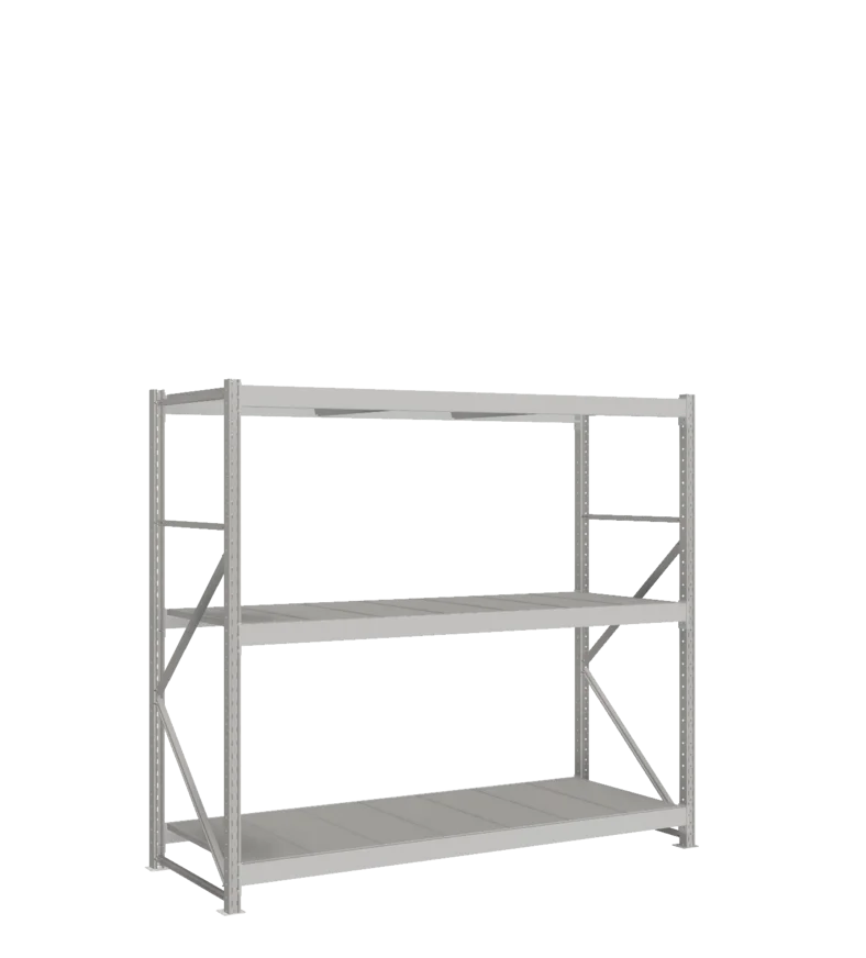 СТ-051 Стеллаж_2000/850/2100 полки цинк_3 яруса