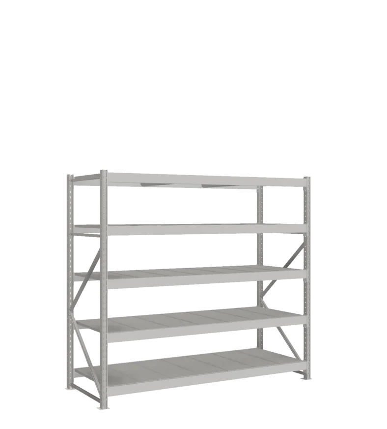 СТ-051 Стеллаж_2000/850/2100 полки цинк_5 ярусов