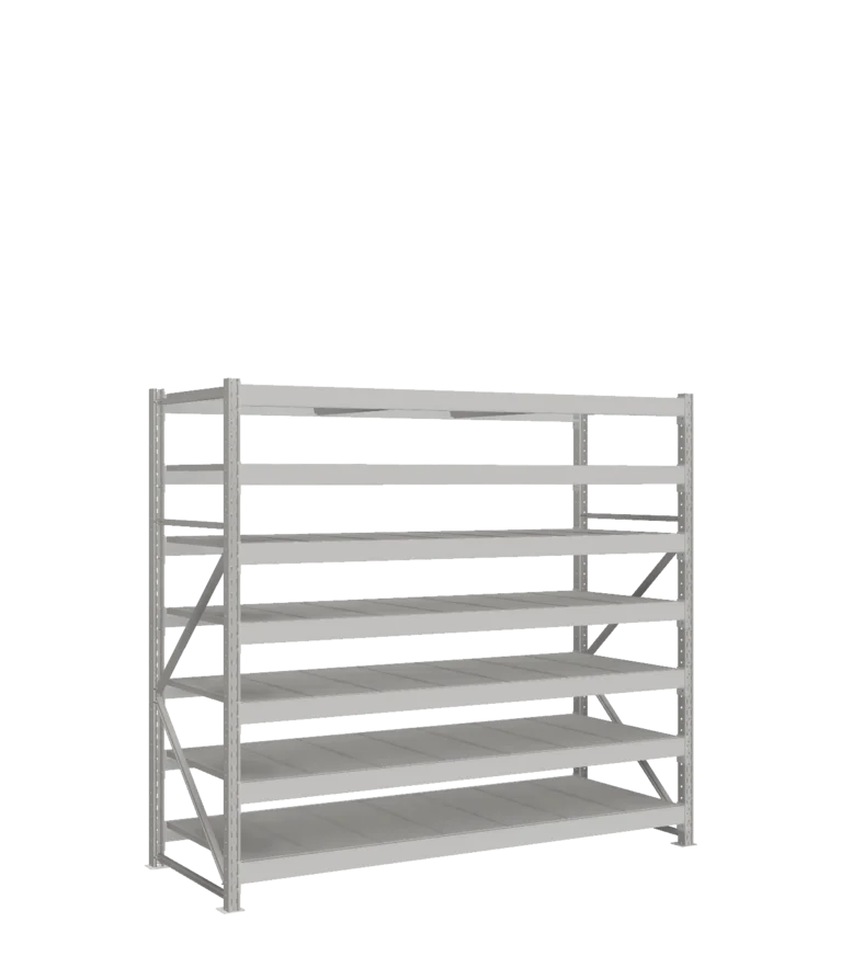 СТ-051 Стеллаж_2000/850/2100 полки цинк_7 ярусов