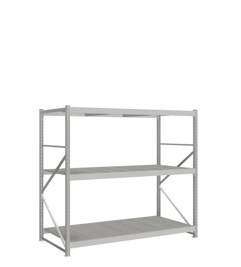 СТ-051 Стеллаж_2000/1050/2100 полки цинк_3 яруса