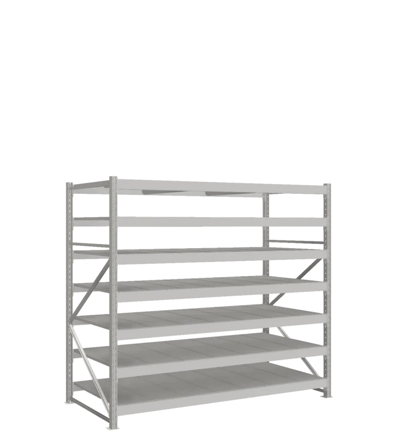 СТ-051 Стеллаж_2000/1050/2100 полки цинк_7 ярусов