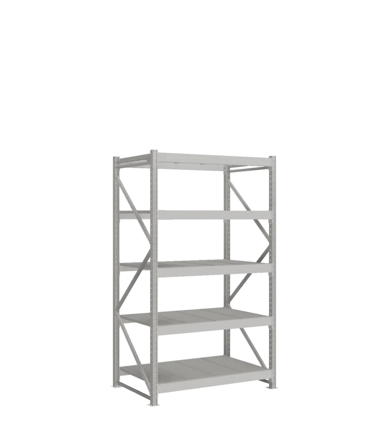 СТ-051 Стеллаж_2200/850/1200 полки цинк_5 ярусов