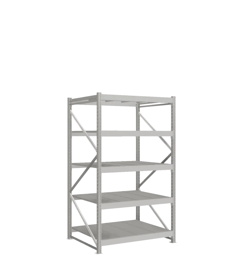 СТ-051 Стеллаж_2200/1050/1200 полки цинк_5 ярусов