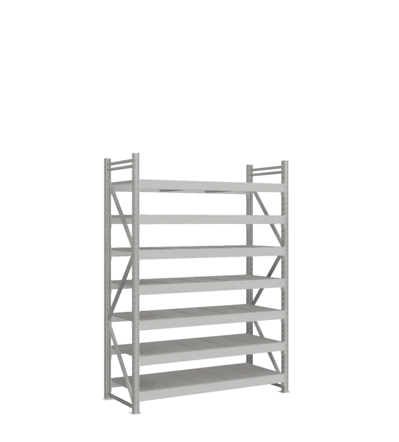 СТ-051 Стеллаж_2200/650/1500_7 ярусов полки цинк
